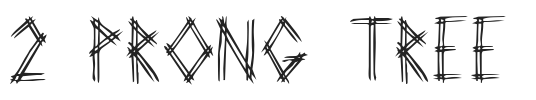 2 Prong Tree.ttf字体下载