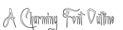 A Charming Font Outline.ttf字体下载