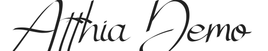 Atthia Demo.ttf字体下载