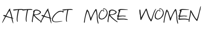 Attract more women.ttf字体下载