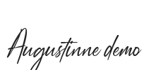 Augustinne demo.ttf字体下载
