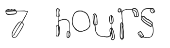 7 hours.ttf字体下载