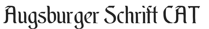 Augsburger Schrift CAT.ttf字体下载