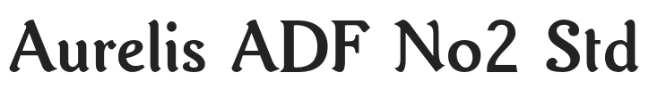 Aurelis ADF No2 Std.otf字体下载