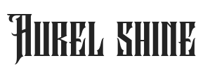 Aurel shine.otf字体下载