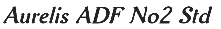 Aurelis ADF No2 Std.otf字体下载
