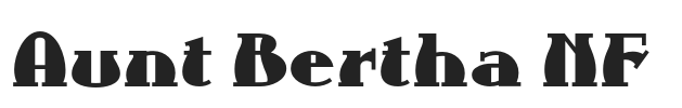 Aunt Bertha NF.otf字体下载