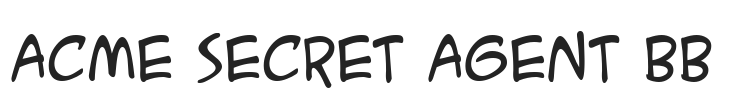 ACME Secret Agent BB.ttf字体下载