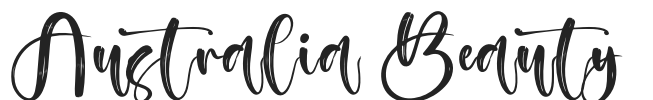 Australia Beauty.otf字体下载