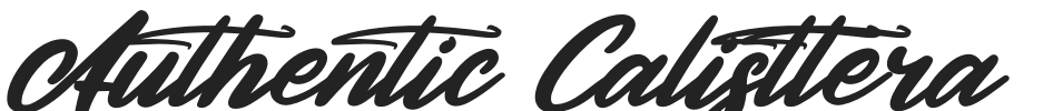 Authentic Calisttera.ttf字体下载