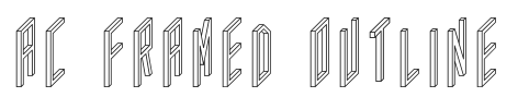 AC Framed Outline.otf字体下载