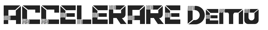 ACCELERARE Demo.ttf字体下载