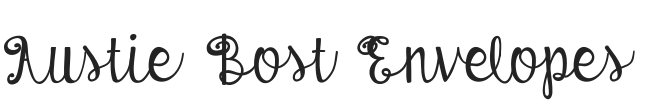 Austie Bost Envelopes.ttf字体下载