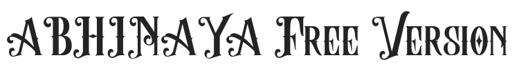 ABHINAYA Free Version.ttf字体下载