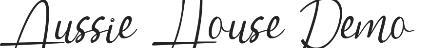 Aussie House Demo.ttf字体下载