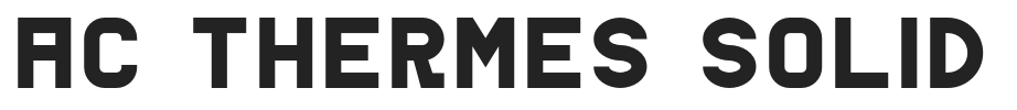 AC Thermes Solid.otf字体下载