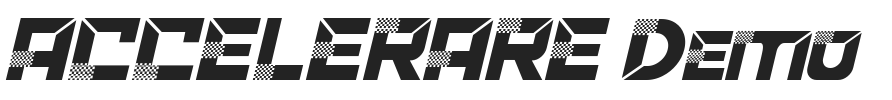 ACCELERARE Demo.ttf字体下载