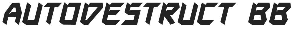 Autodestruct BB.ttf字体下载
