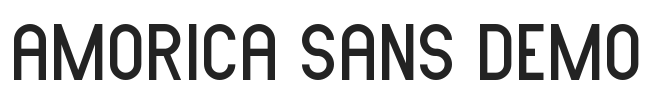 AMORICA SANS DEMO.ttf字体下载