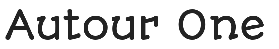 Autour One.ttf字体下载