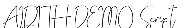 ALDITH DEMO Script.ttf字体下载