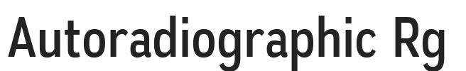 Autoradiographic Rg.ttf字体下载