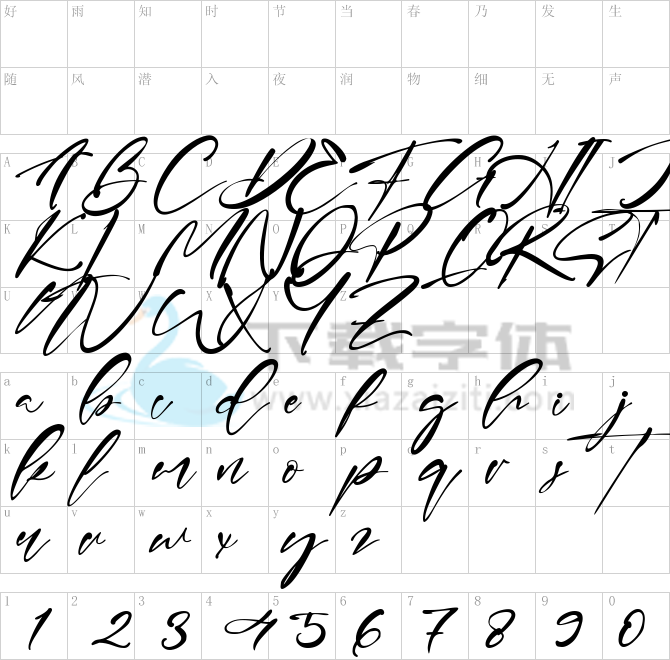 ANGELINA RACHMI.ttf字体下载