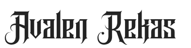 Avalen Rekas.otf字体下载