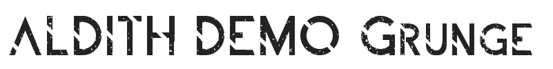 ALDITH DEMO Grunge.ttf字体下载