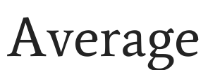 Average.ttf字体下载