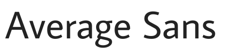 Average Sans.ttf字体下载