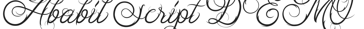 Ababil Script DEMO.ttf字体下载