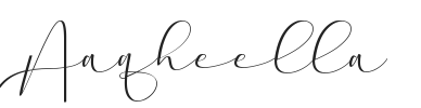 Aaqheella.ttf字体下载