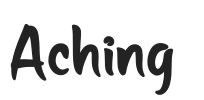 Aching.otf字体下载