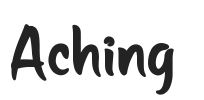 Aching.ttf字体下载