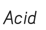 Acid.otf字体下载