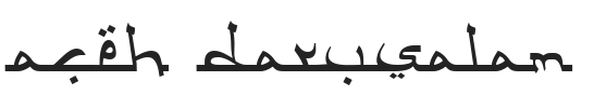 Aceh Darusalam.ttf字体下载