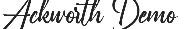 Ackworth Demo.ttf字体下载