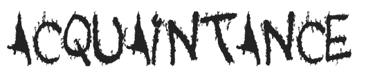 Acquaintance.ttf字体下载