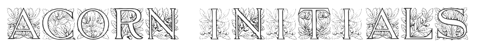 Acorn Initials.ttf字体下载