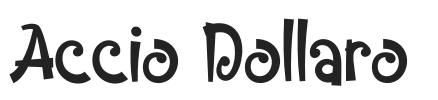 Accio Dollaro.otf字体下载