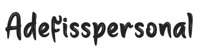 Adefisspersonal.otf字体下载