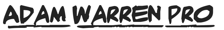 Adam Warren pro.ttf字体下载