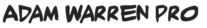 Adam Warren pro.ttf字体下载