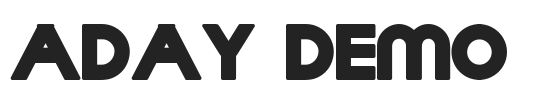 Aday Demo.ttf字体下载