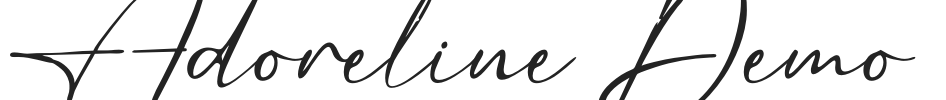 Adoreline Demo.ttf字体下载