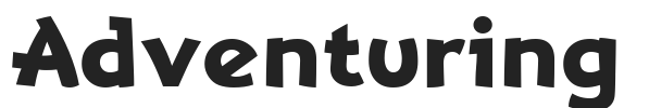 Adventuring.ttf字体下载