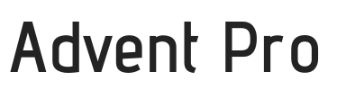 Advent Pro.ttf字体下载