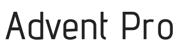 Advent Pro.ttf字体下载