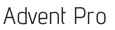 Advent Pro.ttf字体下载